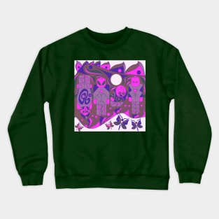 soccer mayan boardgame ecopop pattern Crewneck Sweatshirt